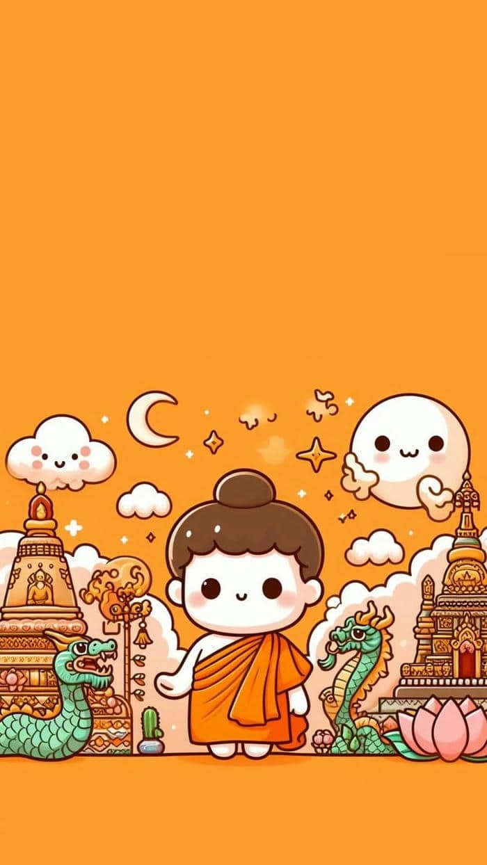 Thử tài sáng tạo với vẽ hình phật chibi