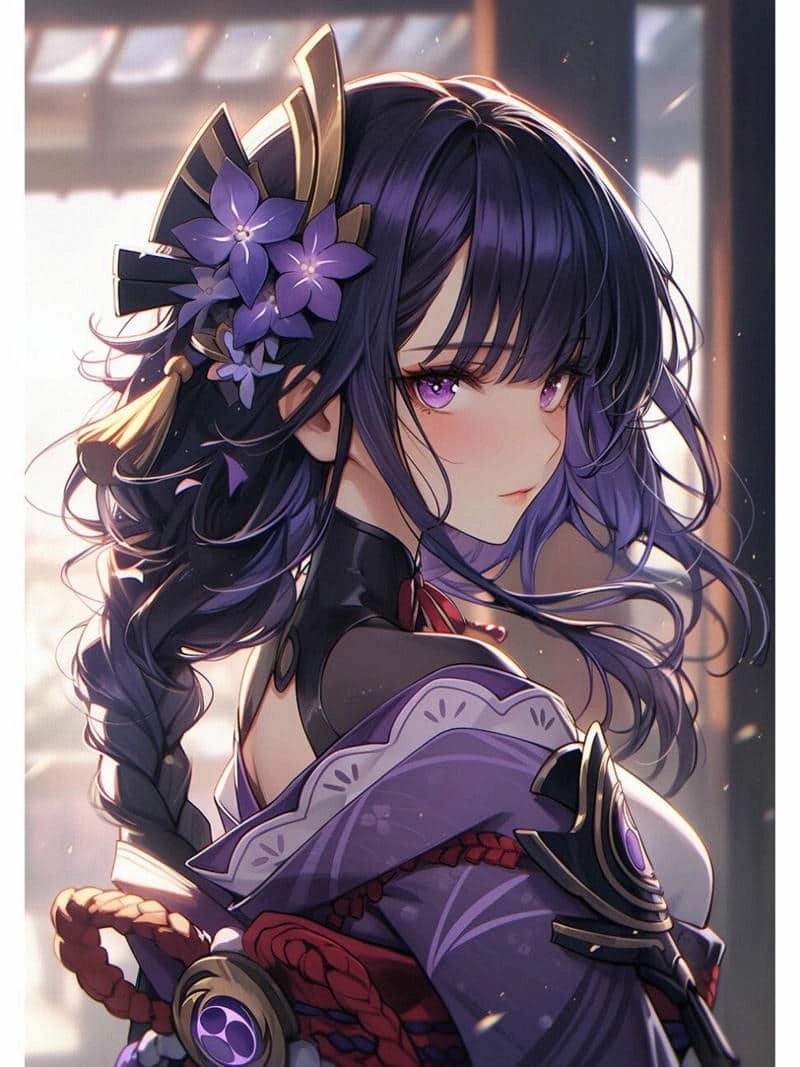 Khoảnh khắc buồn của raiden shogun chibi cry