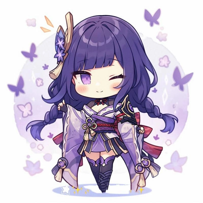 Góc nhìn mới về raiden shogun genshin chibi