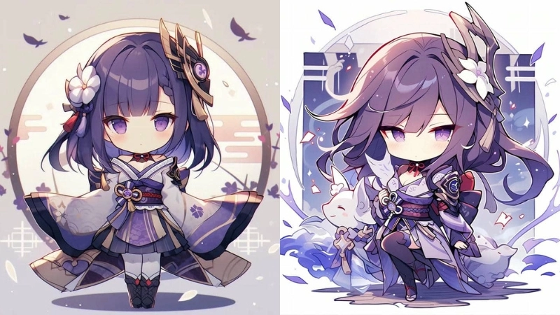 Raiden shogun chibi là gì khiến cộng đồng phát sốt