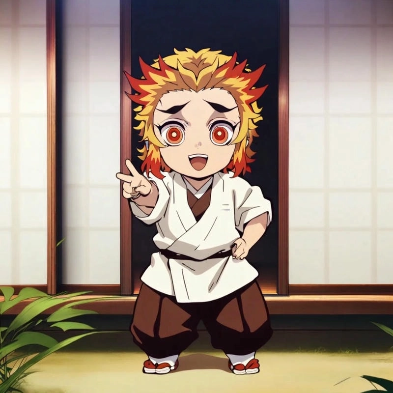 Học ngay cách vẽ rengoku ngầu chuẩn anime