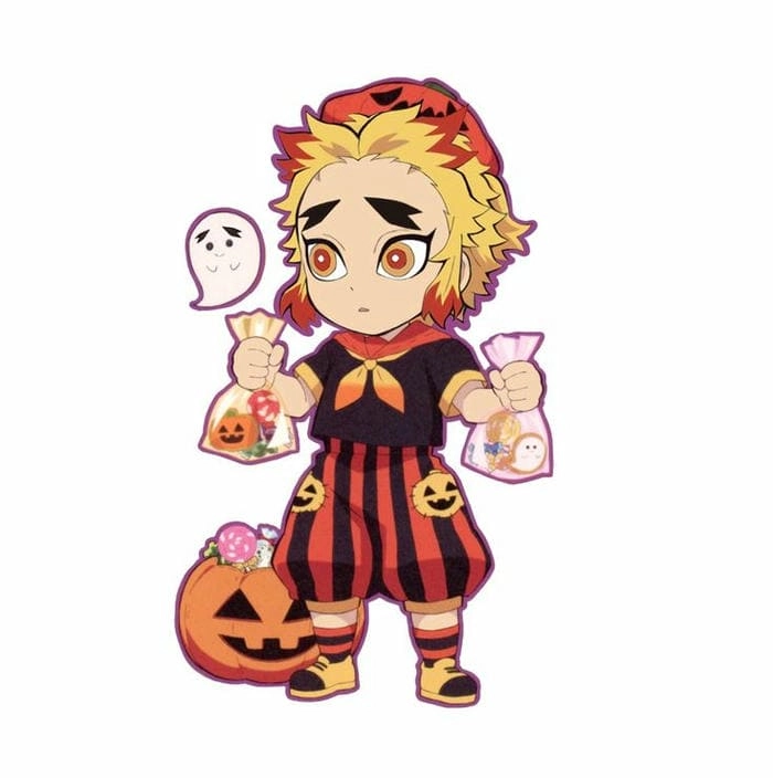 Top ảnh anime rengoku chibi ấn tượng