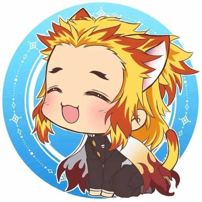 Ngắm tranh rengoku chibi dibujo phong cách Tây