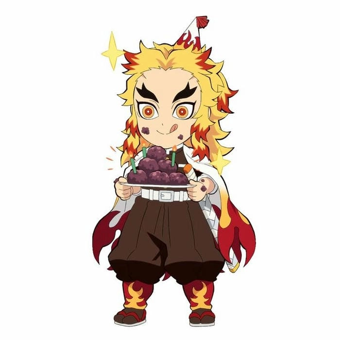 Bộ sưu tập rengoku chibi sticker siêu cute