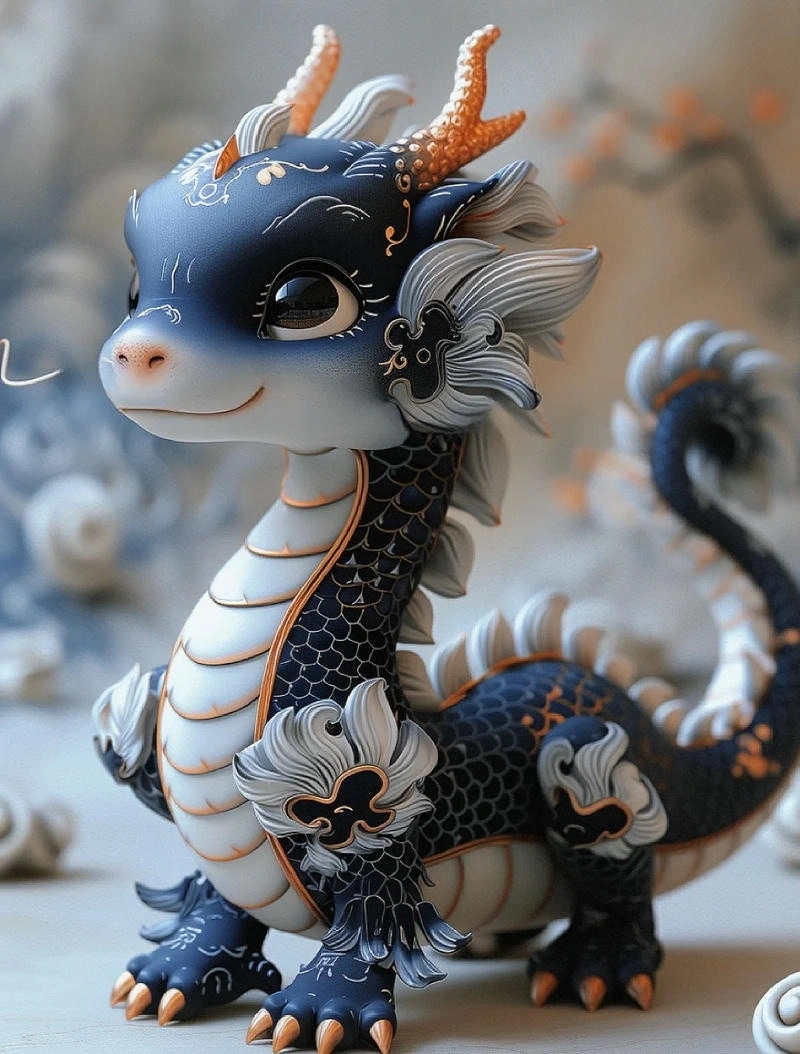 Chia sẻ tuyển chọn ảnh rồng chibi siêu xinh