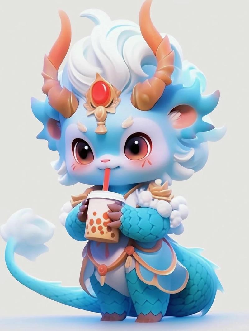 Ý tưởng từ rong chibi vẽ con rồng sáng tạo