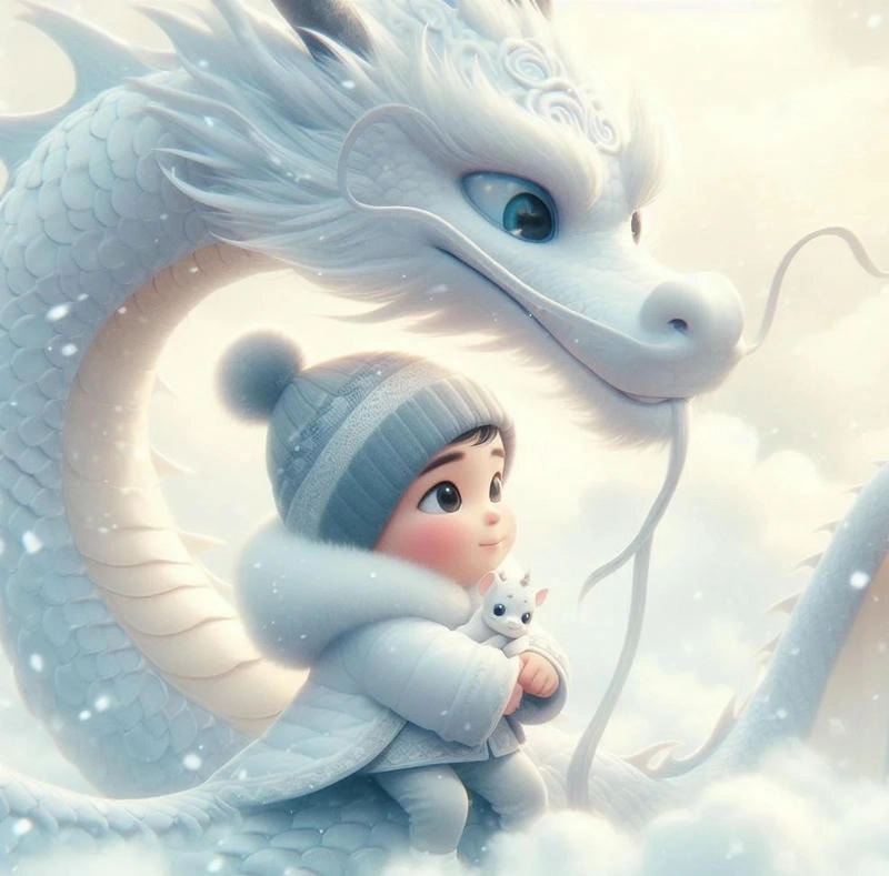 Tải ngay hình rồng con chibi cực đáng yêu