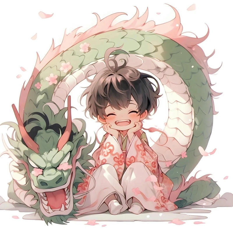 Xu hướng rồng chibi 2024 mới nhất năm nay