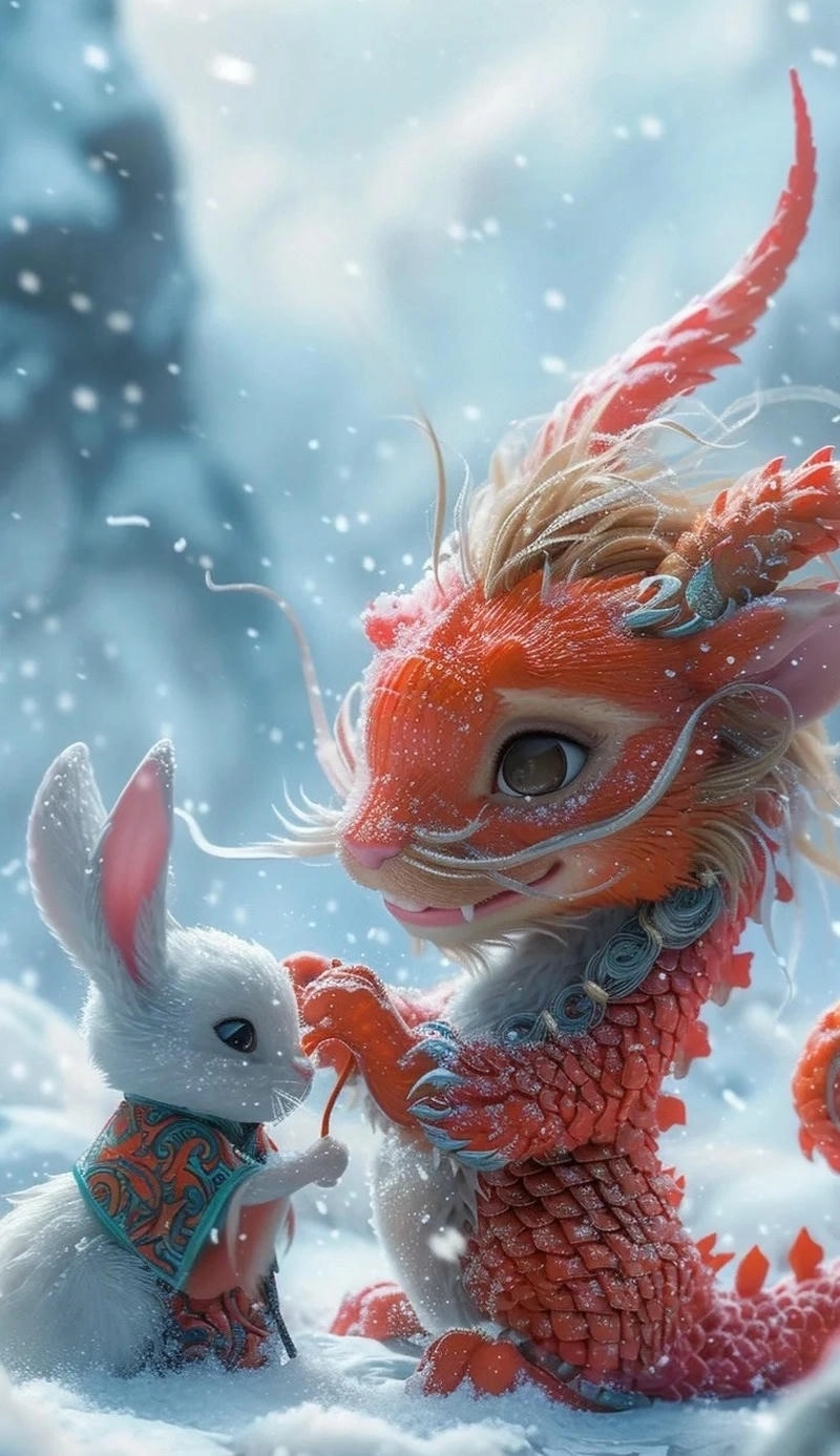 Đột phá cá tính với rồng chibi ngầu chất