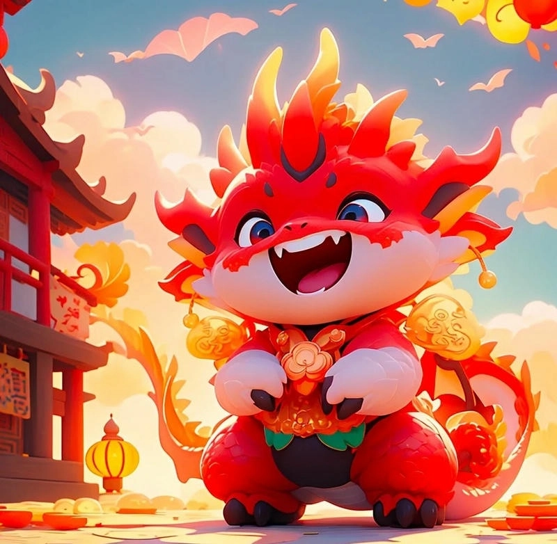 Hướng dẫn rồng chibi dễ vẽ đơn giản