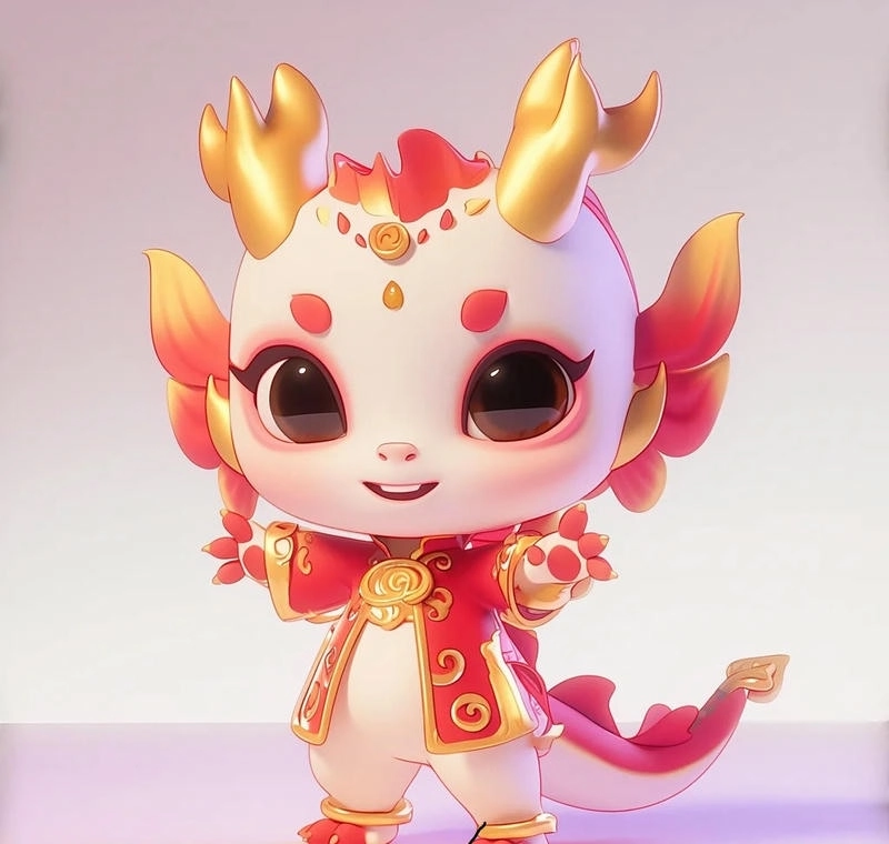 Gợi ý mẫu rồng chibi đơn giản dễ vẽ