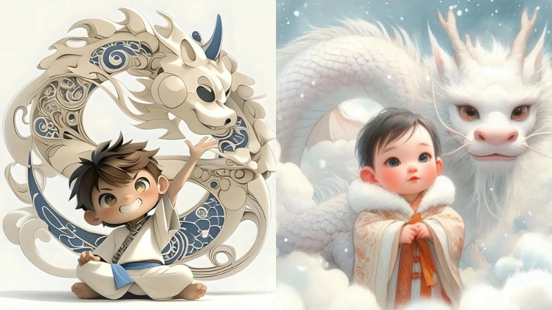 Ảnh rồng chibi là gì mà khiến cộng đồng mạng phát cuồng