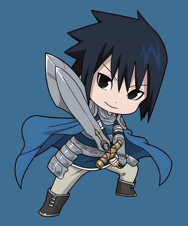 Chibi sasuke nổi bật với đôi mắt sharingan
