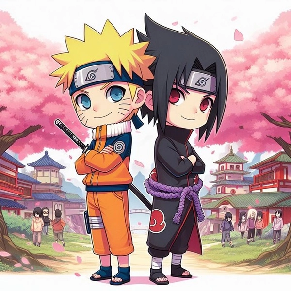 Vẽ sasuke chibi đơn giản mà ấn tượng