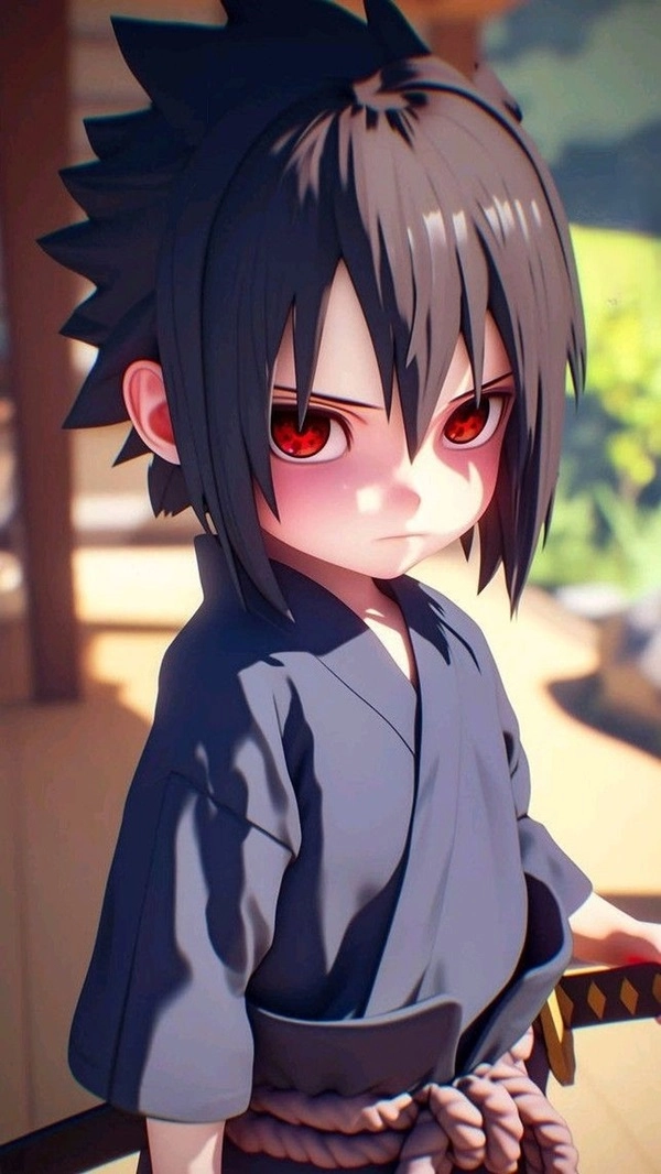 Ảnh sasuke chibi cực ngầu cho fan