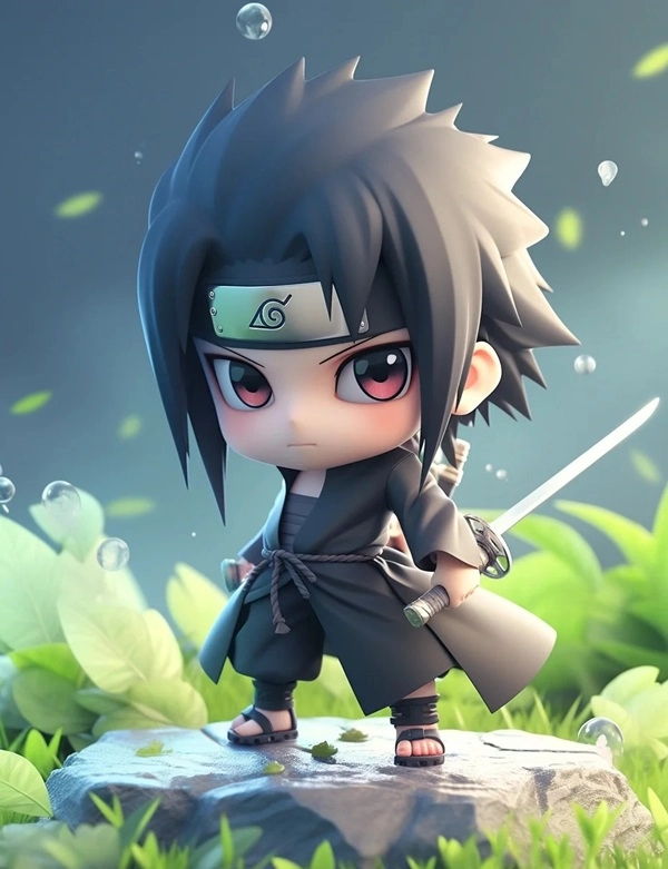 Susanoo sasuke chibi toát lên uy lực cực đại