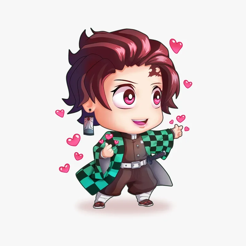 Loạt ảnh muichiro and tanjiro chibi siêu xinh