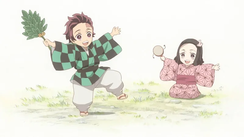 Trải nghiệm phong cách tanjiro chibi manga cá tính