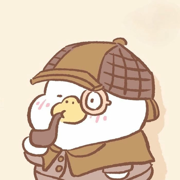 Ảnh minh họa cực đáng yêu vịt chibi