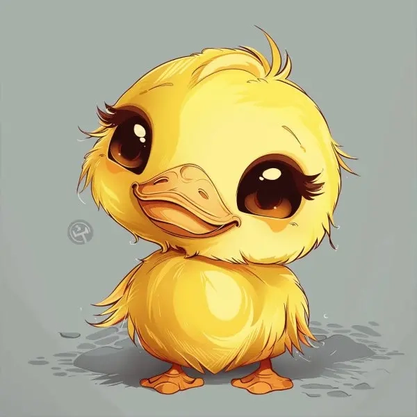 Khám phá ngay bộ ảnh vịt cute chibi