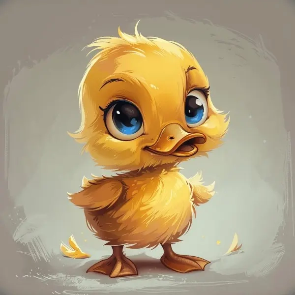 Hướng dẫn chi tiết cách vẽ con vịt chibi