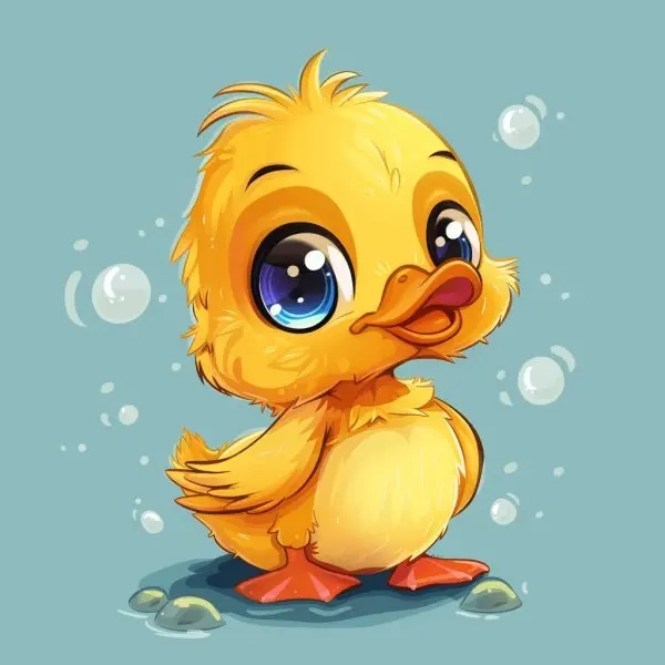 Ngắm nhìn bộ sưu tập ảnh vịt chibi cute