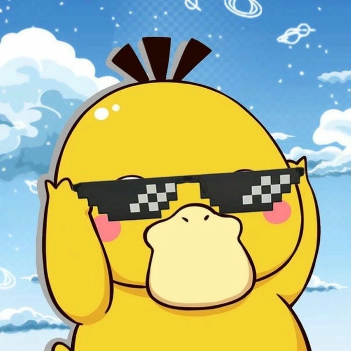 Trang trí đẹp mắt bằng hình nền con vịt chibi