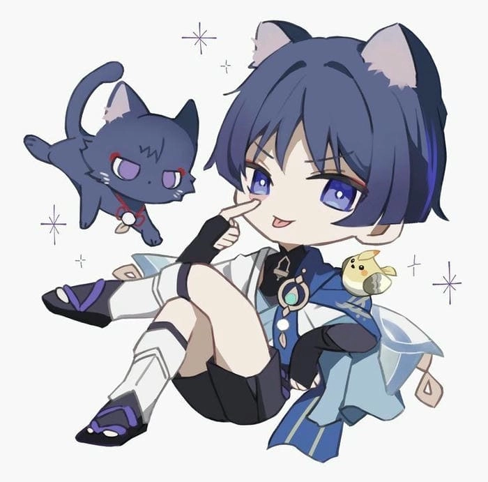 Top hình wanderer chibi nổi bật