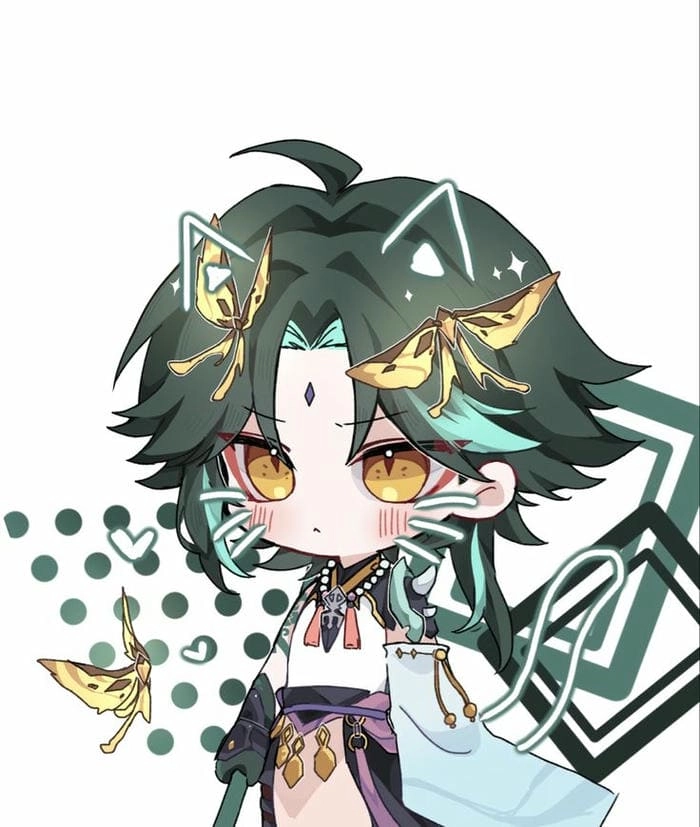 Kết hợp thú vị giữa one piece xiao ấn tượng