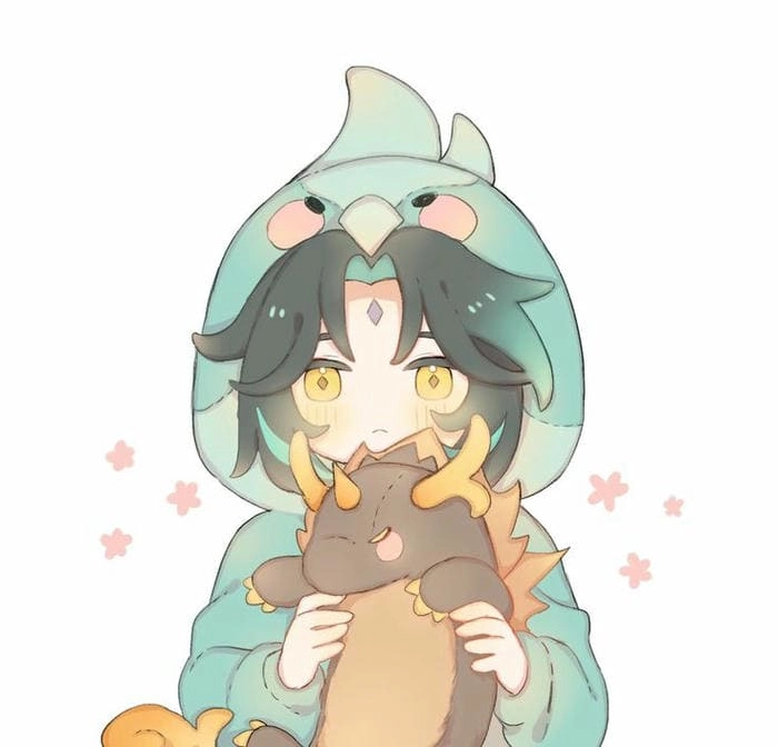 Tận hưởng xiao chibi official art đẹp tinh xảo