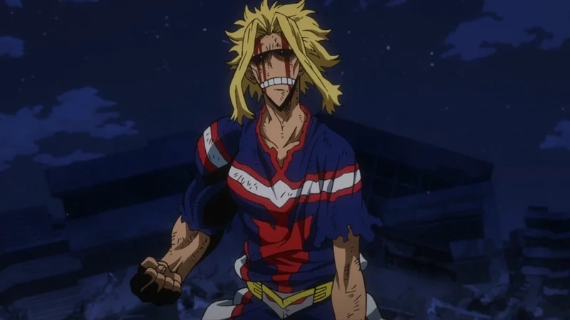 Hình ảnh hoành tráng All Might Anime