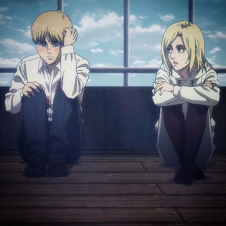 Armin x Mikasa có tương tác tinh tế