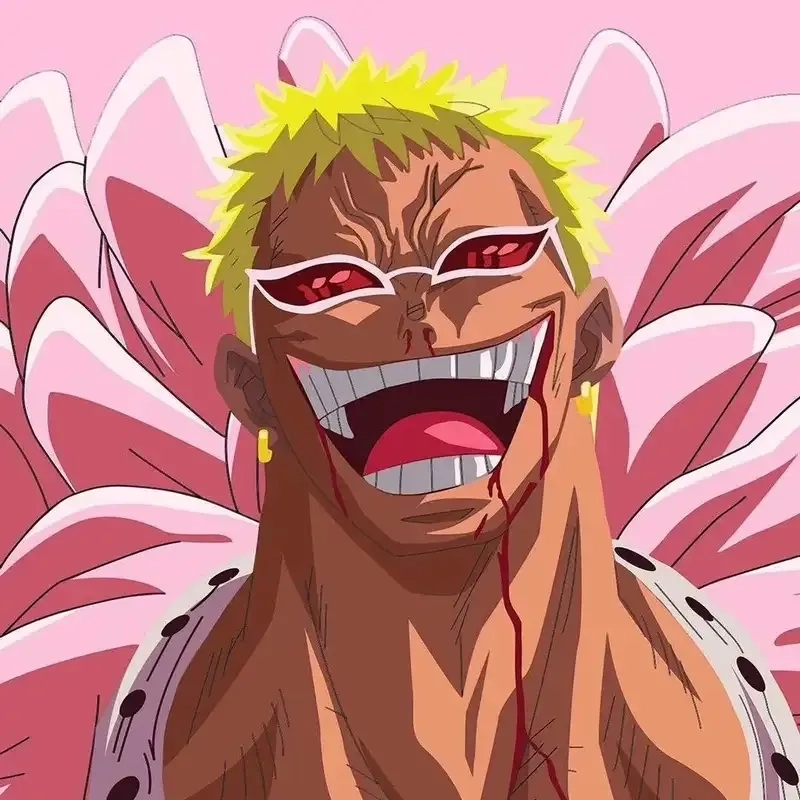 Donquixote Doflamingo với nụ cười ma quái đặc trưng