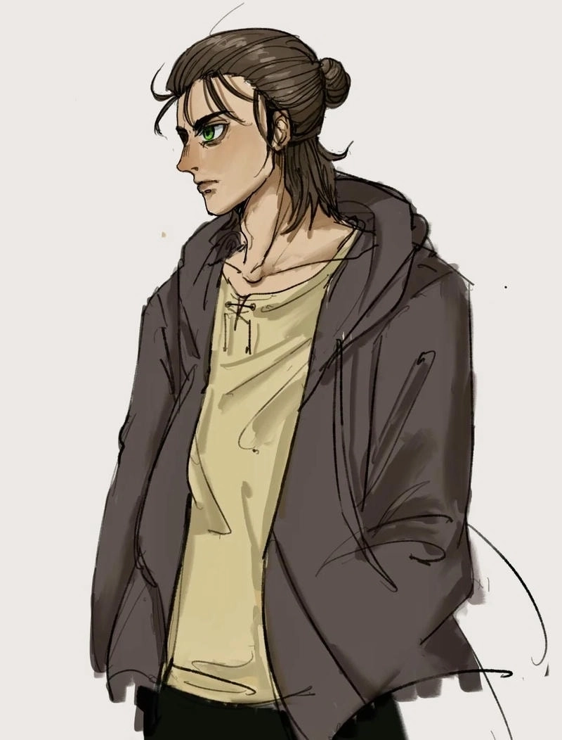 Biểu cảm hiếm có của Itterasshai Eren