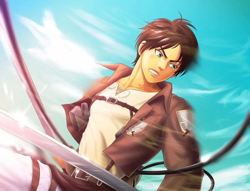 Hình ảnh đáng sợ Titan form Eren