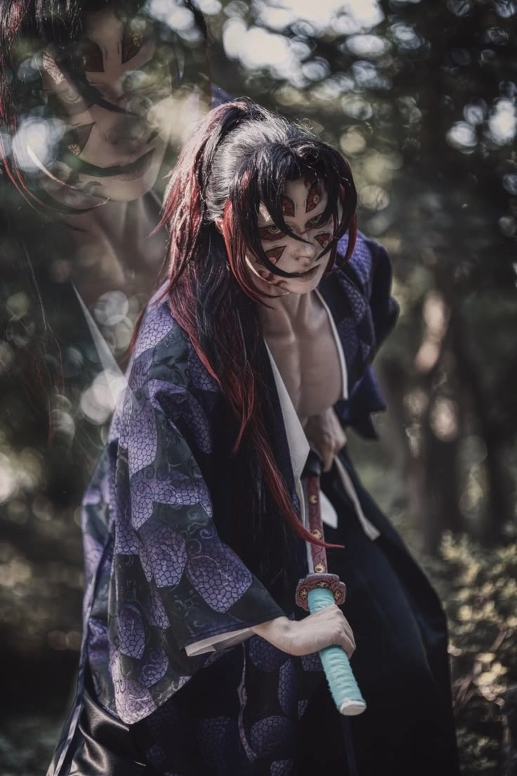 Top mẫu Cosplay Kokushibou đỉnh cao