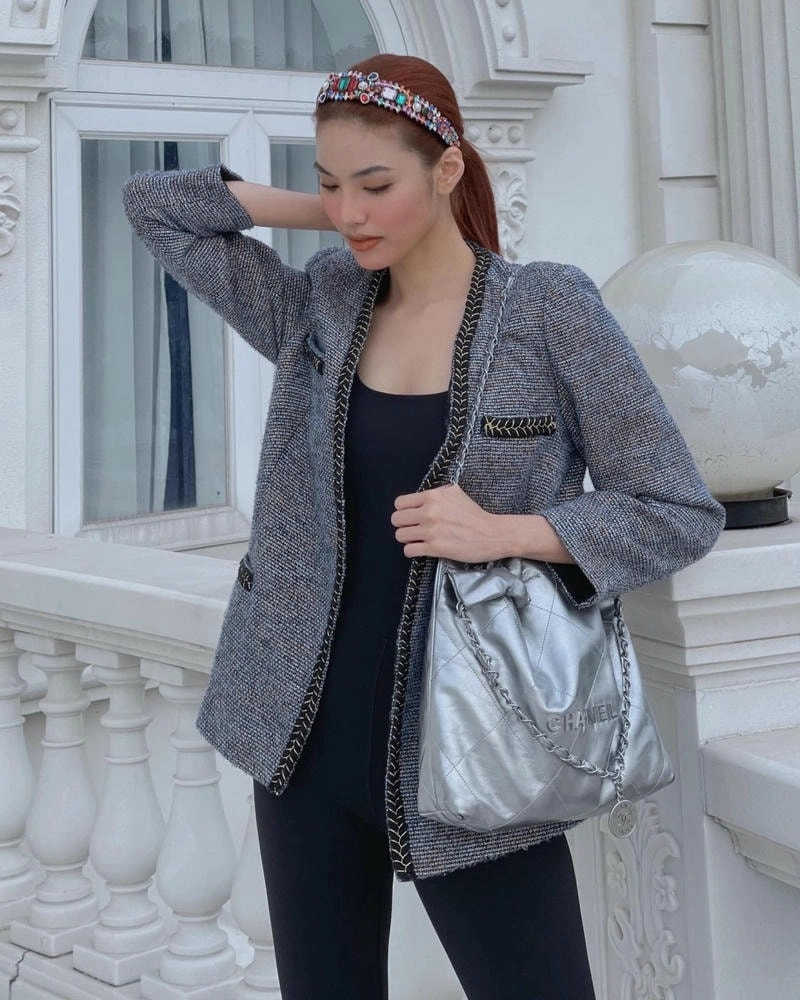 Phong cách lộng lẫy của Hoa hậu Lan Khuê