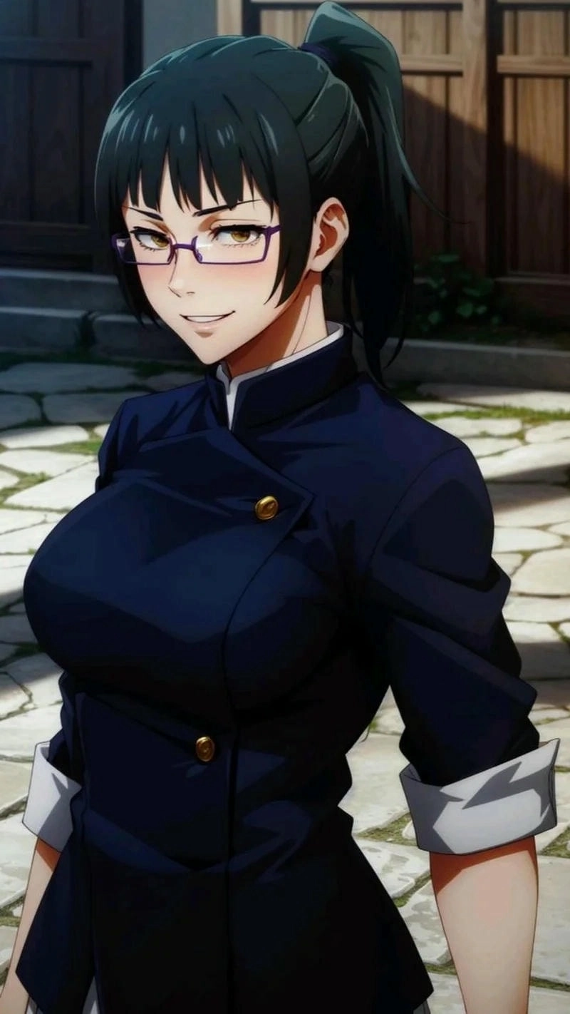 Kiểu tóc ngắn cá tính của Maki Zenin Short Hair