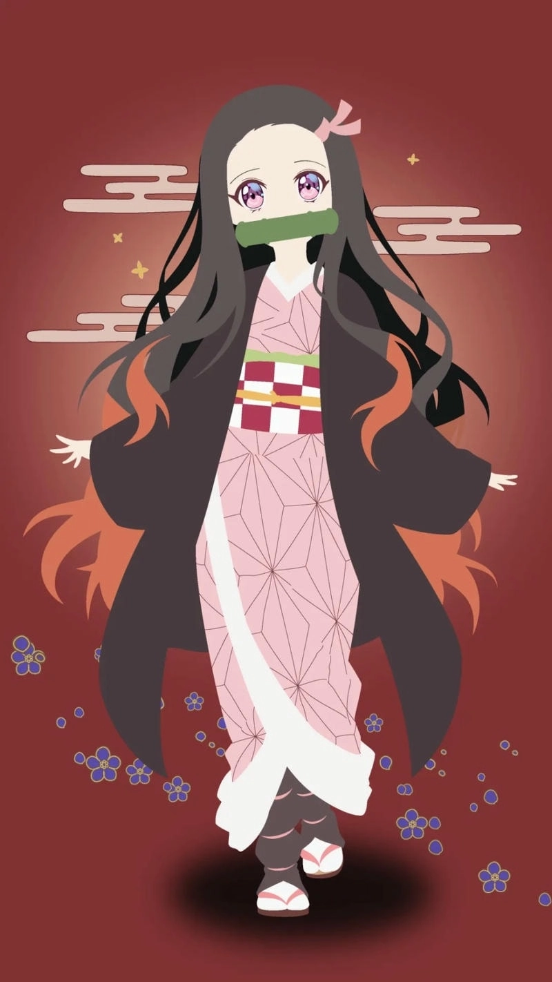 Chọn lọc hình Nezuko cute siêu dễ thương