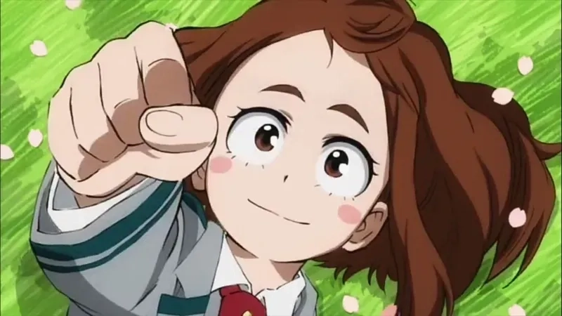 Vẻ đẹp thuần khiết của Anime Uraraka