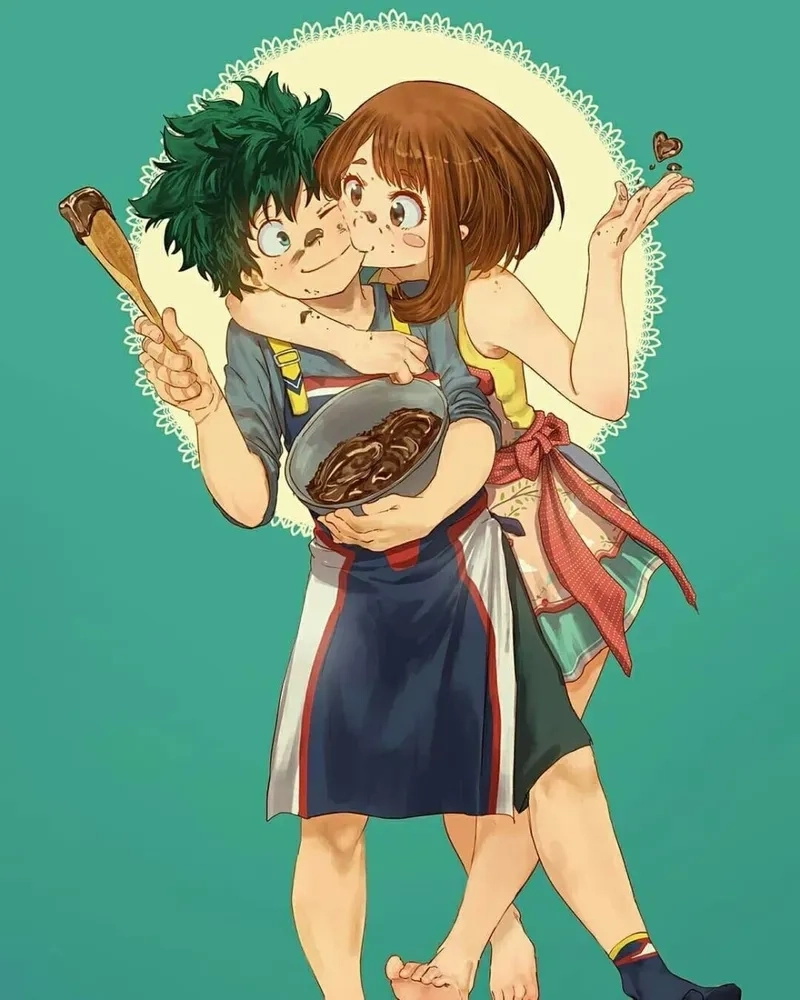 Chọn lọc ảnh đẹp từ Deku X Ochako Manga