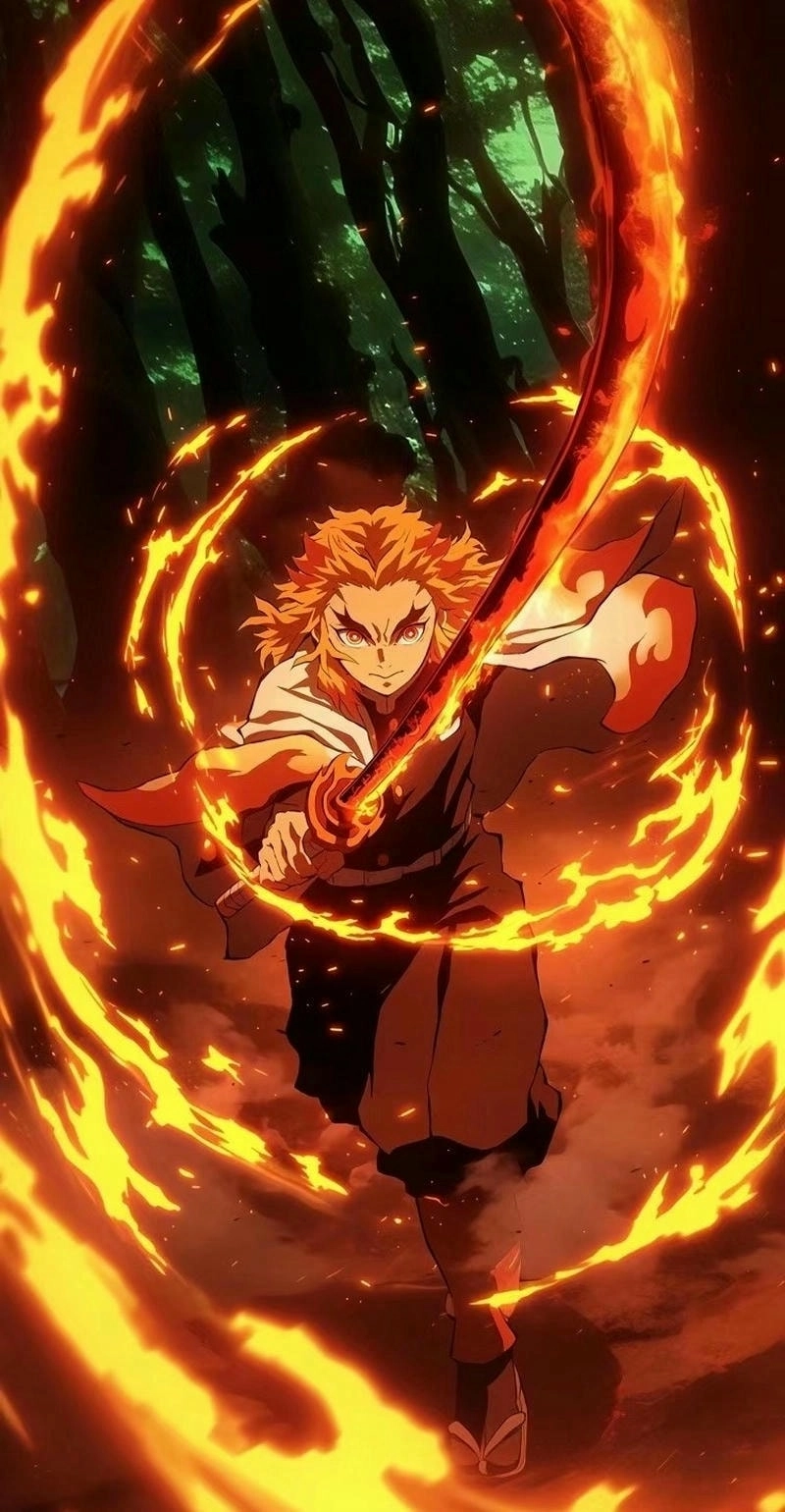 Rengoku Kyojuro mạnh mẽ và hào sảng