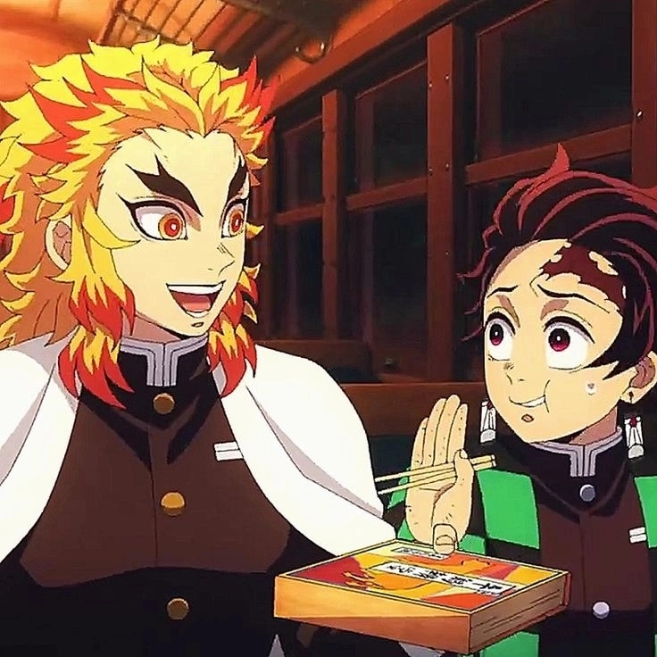 Rengoku Kyoujurou art tranh vẽ tuyệt đẹp