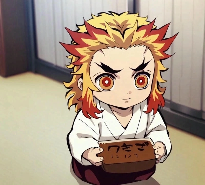 Rengoku Kyojuro chibi hình ảnh đáng yêu