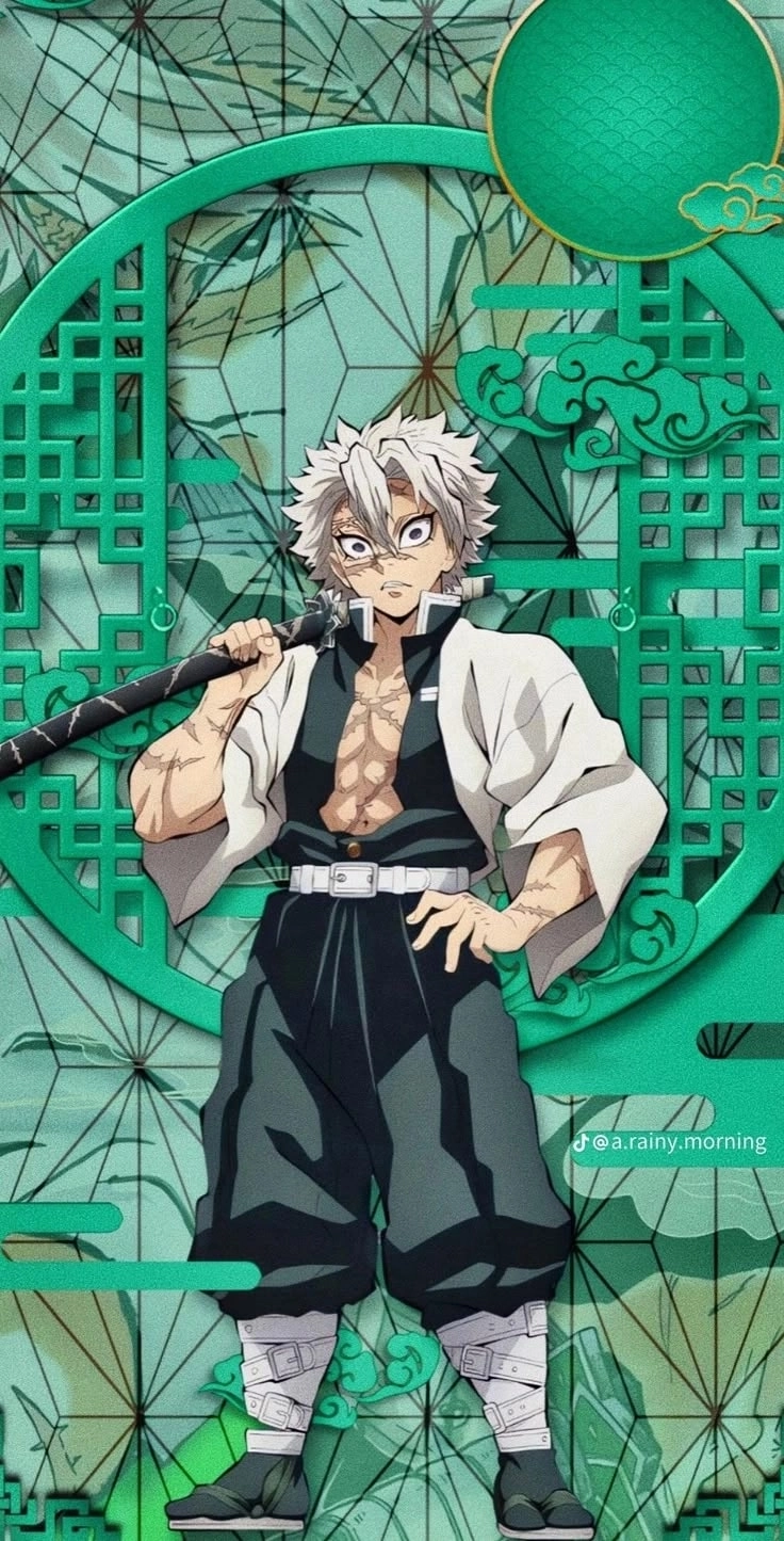 Nét sắc lạnh trong Sanemi Anime hút mắt