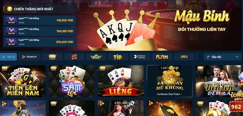  Kho game đa dạng trên app LUCK8, từ bắn cá đến casino trực tuyến.
