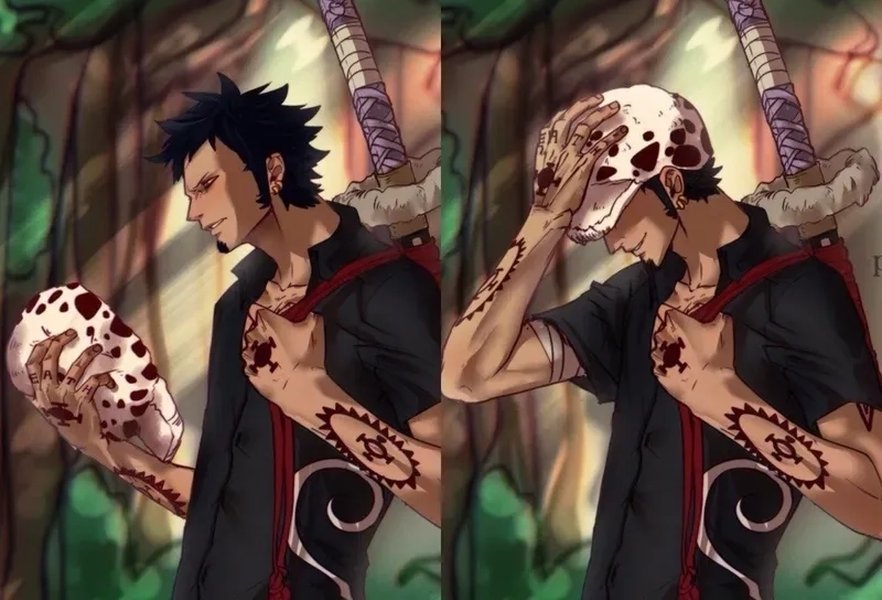 Hình xăm Trafalgar D. Water Law gây chú ý với fan