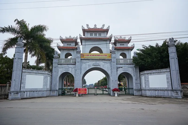 Nơi lưu giữ khí phách dân tộc là Di tích lịch sử Đền Hai Bà Trưng