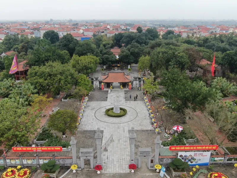 Tìm hiểu lịch sử vẻ vang qua giới thiệu về Đền Hai Bà Trưng