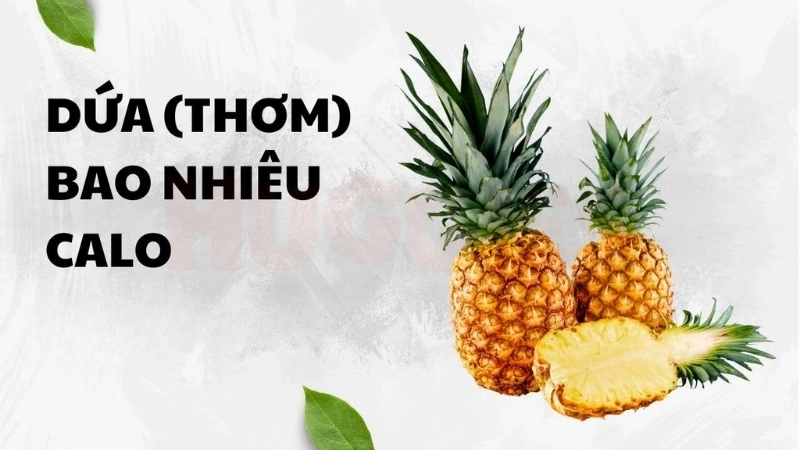 Dứa bao nhiêu calo?